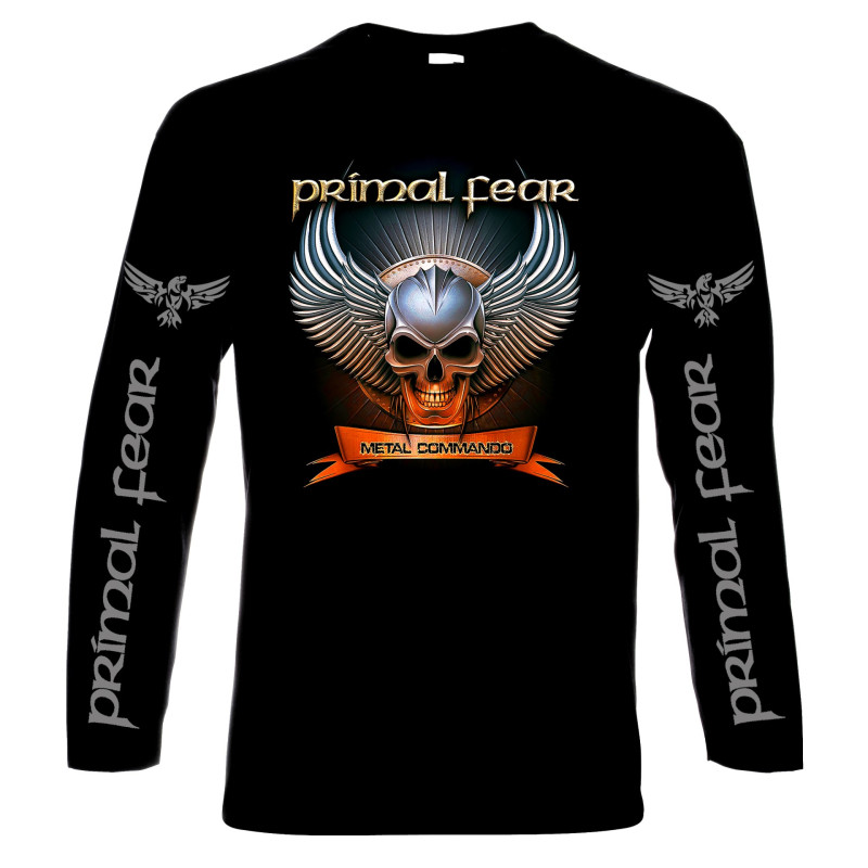 Блузи с дълъг ръкав Primal Fear,Metal commando,мъжка тениска,блуза с дълъг ръкав, 100% памук, S дo 5XL